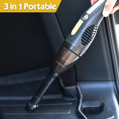 ASTE Mini Cordless Electric Car Vacuum Cleaner by USB, High Power