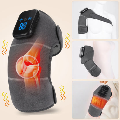 Appareil de massage chauffant pour les jambes, les épaules et les genoux – Soulagement de la douleur