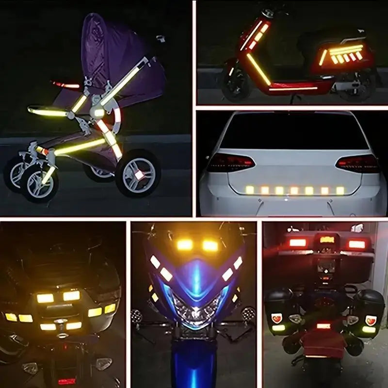Autocollant réfléchissant pour pare-chocs de voiture (1.5mt)