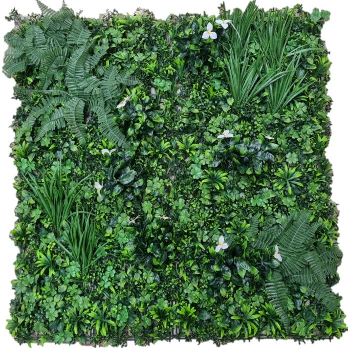 Pack 10 Mur végétal Artificielle Vert 60*40cm MAZARA (UV)