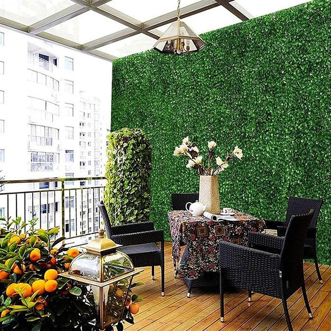 Pack 10 Mur végétal Artificielle Vert 60*40cm MAZARA (UV)