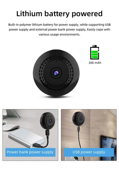 Caméra wifi mini v380