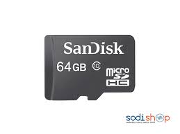 Carte mémoire SanDisk Ultra - 64 GO - CLASS 10