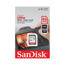 Carte mémoire SanDisk Ultra - 64 GO - CLASS 10