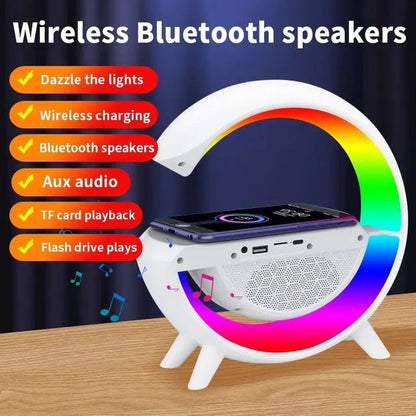 Veilleuse Radio Haut-parleur Bluetooth Réveil-led-usb-rgb