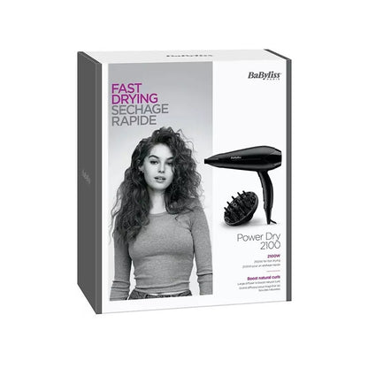 BaByliss Sèche-Cheveux Power Dry Light 2000-D563DE