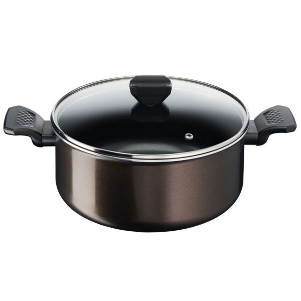 Tefal Marmites 24cm Easy Cook&Clean+Couvercle-B5544602