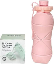 🥤 Gourdes Pliables en Silicone Alimentaire – 600 ml