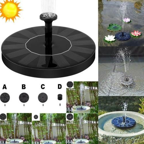 Fontaine Solaire Extérieur Flottante