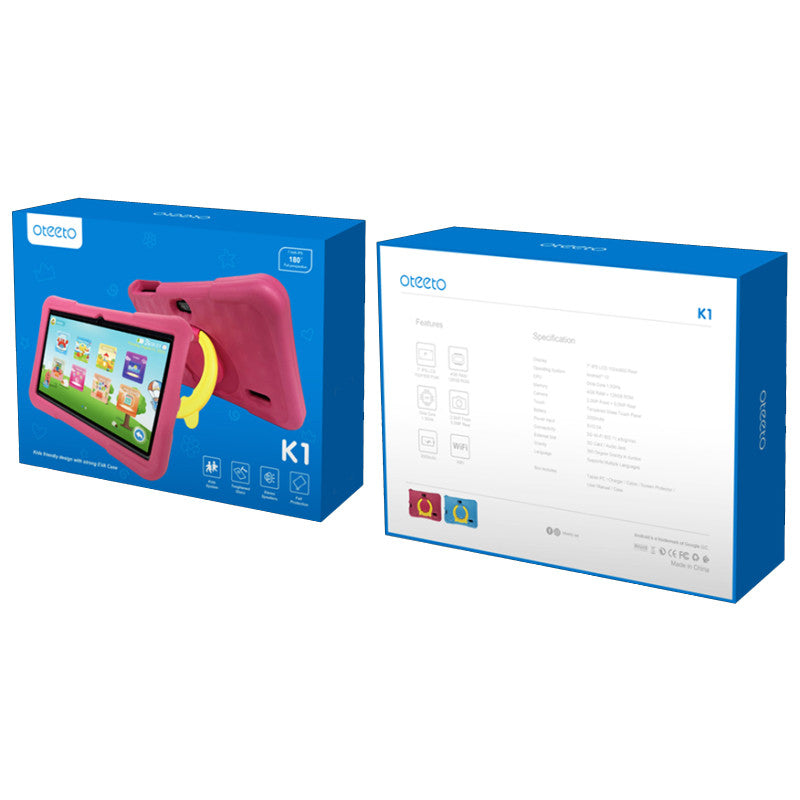 Tablette Oteeto K1 Kids WIFI  4Go 128Go Wifi Bleu