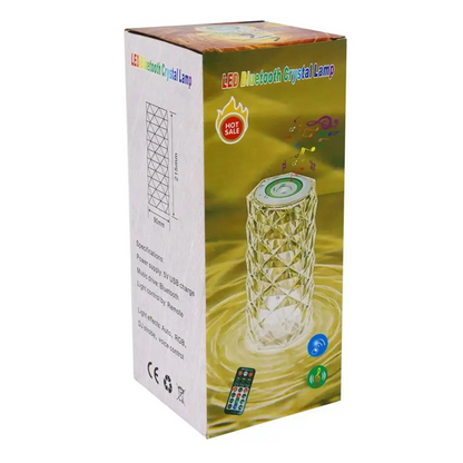 Lampe Musicale en Cristal LED avec Bluetooth