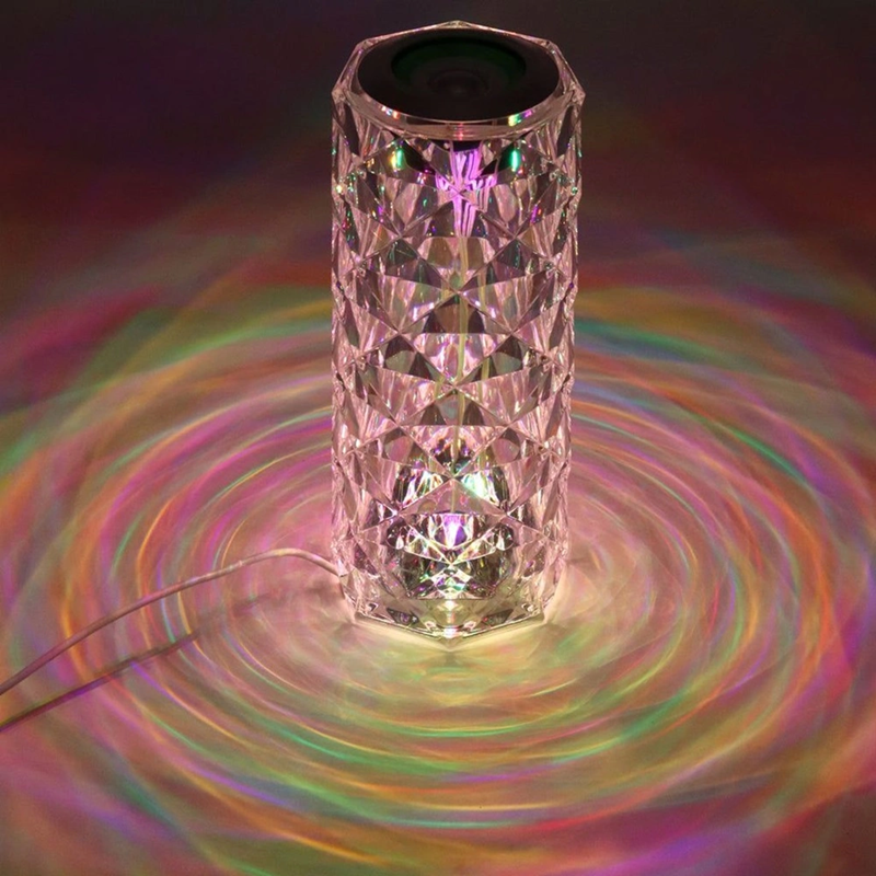 Lampe Musicale en Cristal LED avec Bluetooth