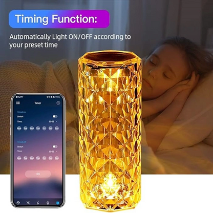 Lampe Musicale en Cristal LED avec Bluetooth