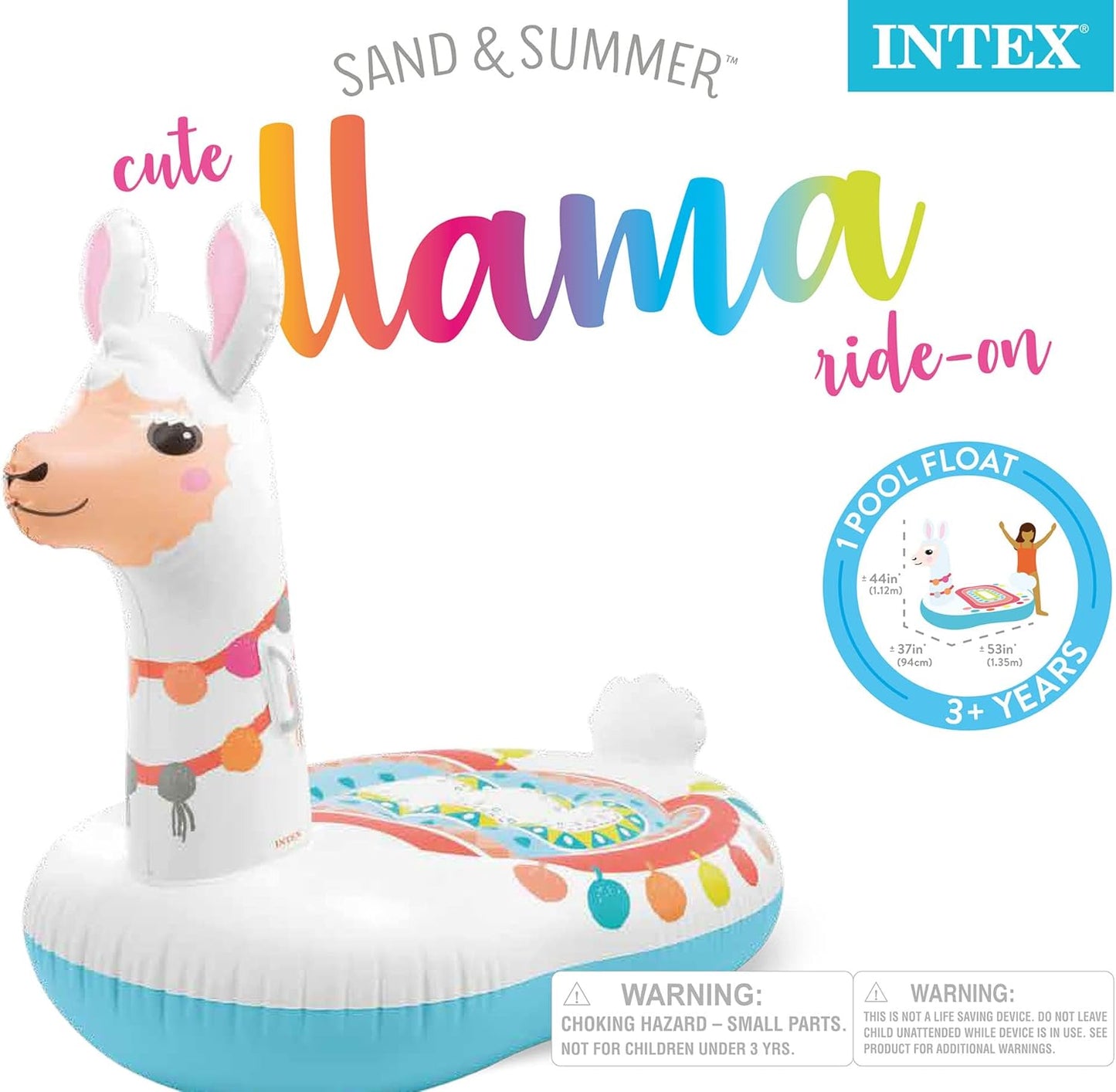 Inflatable ride-on 'Lama'