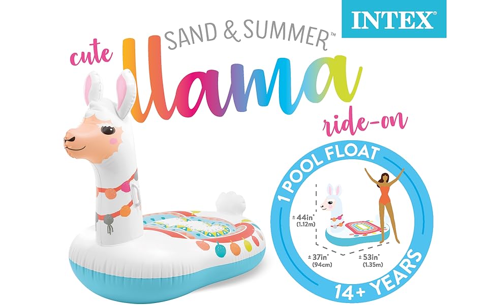 Inflatable ride-on 'Lama'