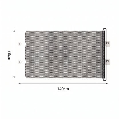 Barrière Sécurité Rétractable Maille - Protection Enfant et animaux domestique