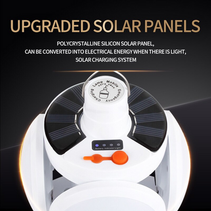 Torche solaire LED 800W Rechargeable