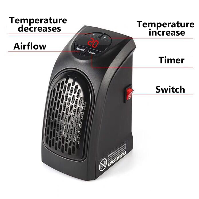 JUNG MEN812 Chauffage électrique avec thermostat, 450 W, économe en  énergie, chauffage électrique mobile pour pièces jusqu'à 10 m², appareil de chauffage  électrique mobile avec 5 lamelles : : Bricolage